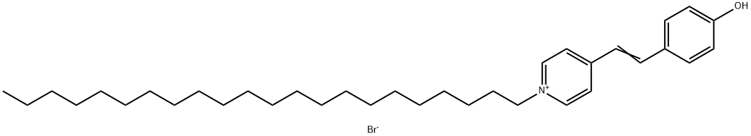 1-二十二烷基-4-(4-羟基苯乙烯基)吡啶溴化物 结构式