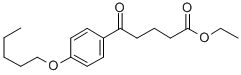 ETHYL 5-OXO-5-(4-PENTYLOXYPHENYL)VALERATE 结构式