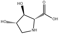 D-Proline, 3,4-dihydroxy-, (3S,4S)- (9CI) 结构式