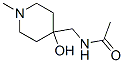 Acetamide,  N-[(4-hydroxy-1-methyl-4-piperidinyl)methyl]- 结构式