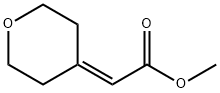(四氢吡喃-4-亚基)乙酸甲酯 结构式