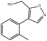 4-(邻甲苯基)-5-(羟甲基)异噁唑 结构式