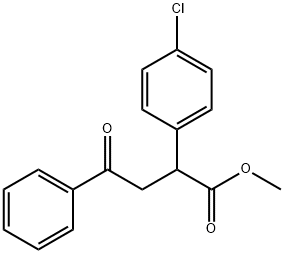 Methyl2-(4-chlorophenyl)-4-oxo-4-phenylbutanoate 结构式