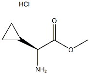 L-环丙基甘氨酸甲酯盐酸盐 结构式