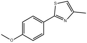 2-(4-methoxyphenyl)-4-methylthiazole 结构式