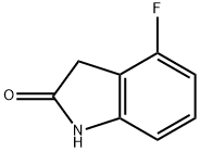 4-氟-2-吲哚酮 结构式