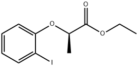 Propanoic acid, 2-(2-iodophenoxy)-, ethyl ester, (2R)- 结构式