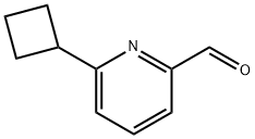 6-cyclobutylpicolinaldehyde 结构式