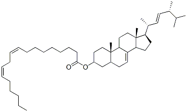 ergosta-7,22-dien-3-yl linoleate 结构式