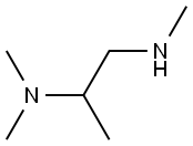 N1,N2,N2-TRIMETHYL-1,2-PROPANEDIAMINE 结构式