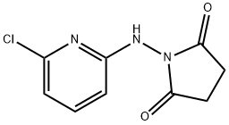 1-[(6-氯吡啶-2-基)氨基]吡咯烷-2,5-二酮 结构式