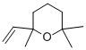 2-乙烯基-2,6,6-三甲基四氢-2H-吡喃 结构式