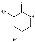3-氨基哌啶-2-酮盐酸盐 结构式