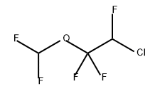 恩氟烷 结构式