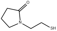 1-(2-mercaptoethyl)pyrrolidin-2-one  结构式