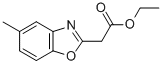 ETHYL 2-(5-METHYLBENZO[D]OXAZOL-2-YL)ACETATE 结构式