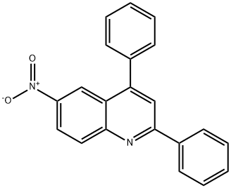 6-Nitro-2,4-diphenyl-quinoline 结构式