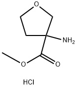 甲基 3-氨基噁戊环-3-甲酸基酯盐酸 结构式