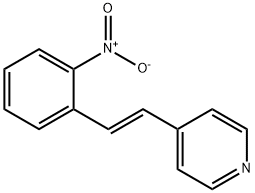 4-[(E)-2-(2-硝基苯基)乙烯基]吡啶 结构式