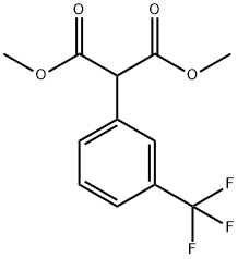 DIMETHYL-(3-(TRIFLUOROMETHYL)-PHENYL)-MALONATE 结构式