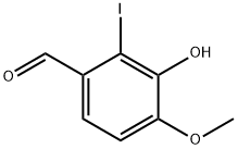 3-羟基-2-碘-4-甲氧基苯甲醛 结构式
