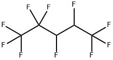 1,1,1,2,2,3,4,5,5,5-十氟戊烷 结构式