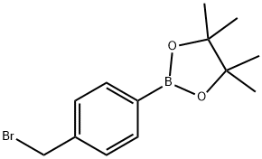 4-溴甲基苯硼酸频哪醇酯 结构式