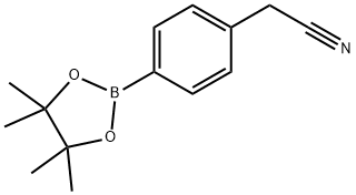 4-氰甲基苯硼酸频哪醇酯 结构式