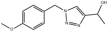 1-(1-(4-甲氧基苄基)-1H-1,2,3-三唑-4-基)乙烷-1-醇 结构式