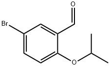 5-溴-2-丙-2-氧基-苯甲醛 结构式