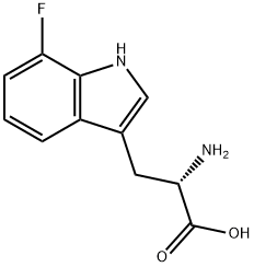 L-7-氟色氨酸 结构式