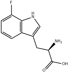 D-7-氟色氨酸 结构式