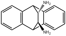(11S,12S)-9,10-二氢-9,10-乙撑蒽-11,12-二胺 结构式