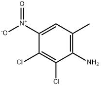 2,3-Dichloro-6-methyl-4-nitroaniline 结构式