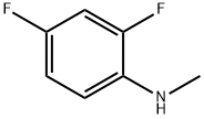 2,4-二氟-N-甲基苯胺 结构式