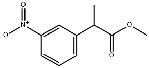 Methyl 2-(3-nitrophenyl)propanoate 结构式