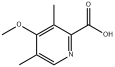 4-甲氧基-3,5-二甲基吡啶甲酸 结构式