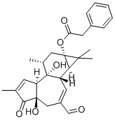 20-OXO-12,20-DIDEOXYPHORBOL 13-PHENYLACETATE 结构式