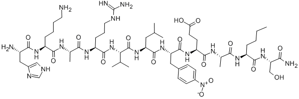 HIV PROTEASE SUBSTRATE III 结构式