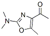 Ethanone, 1-[2-(dimethylamino)-5-methyl-4-oxazolyl]- (9CI) 结构式