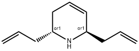 (2R,6R)-2,6-DIALLYL-1,2,3,6-TETRAHYDROPYRIDINE 结构式