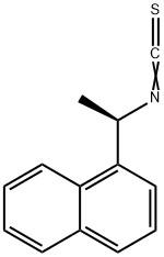 (R)-(-)-1-(1-萘基)异硫氰酸乙酯 结构式