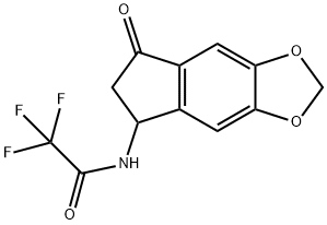 2,2,2-Trifluoro-N-(7-oxo-6,7-dihydro-5H-indeno[5,6-d][1,3]dioxol-5-yl)acetamide