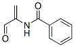 Benzamide,  N-(1-formylethenyl)- 结构式