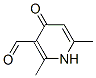 3-Pyridinecarboxaldehyde, 1,4-dihydro-2,6-dimethyl-4-oxo- (9CI) 结构式
