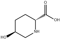 (2R,5S)-5-羟基哌啶-2-甲酸 结构式