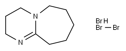 1,8-二氮双环[5.4.0]十一烯溴酸盐  结构式