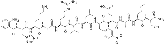 ANTHRANILYL-HIV PROTEASE SUBSTRATE III 结构式