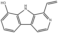 1-vinyl-8-hydroxy-beta-carboline 结构式