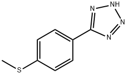 5-[4-(甲基硫代)苯基]-1H-四唑 结构式